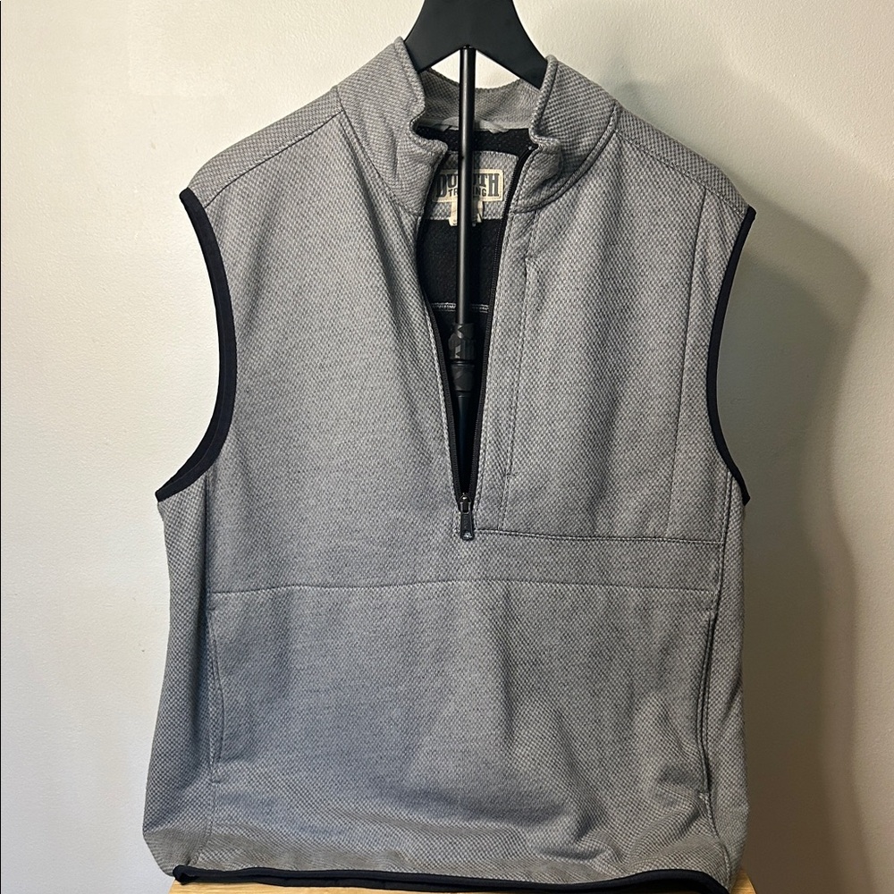 Duluth Trading Co Gray Knit Vest